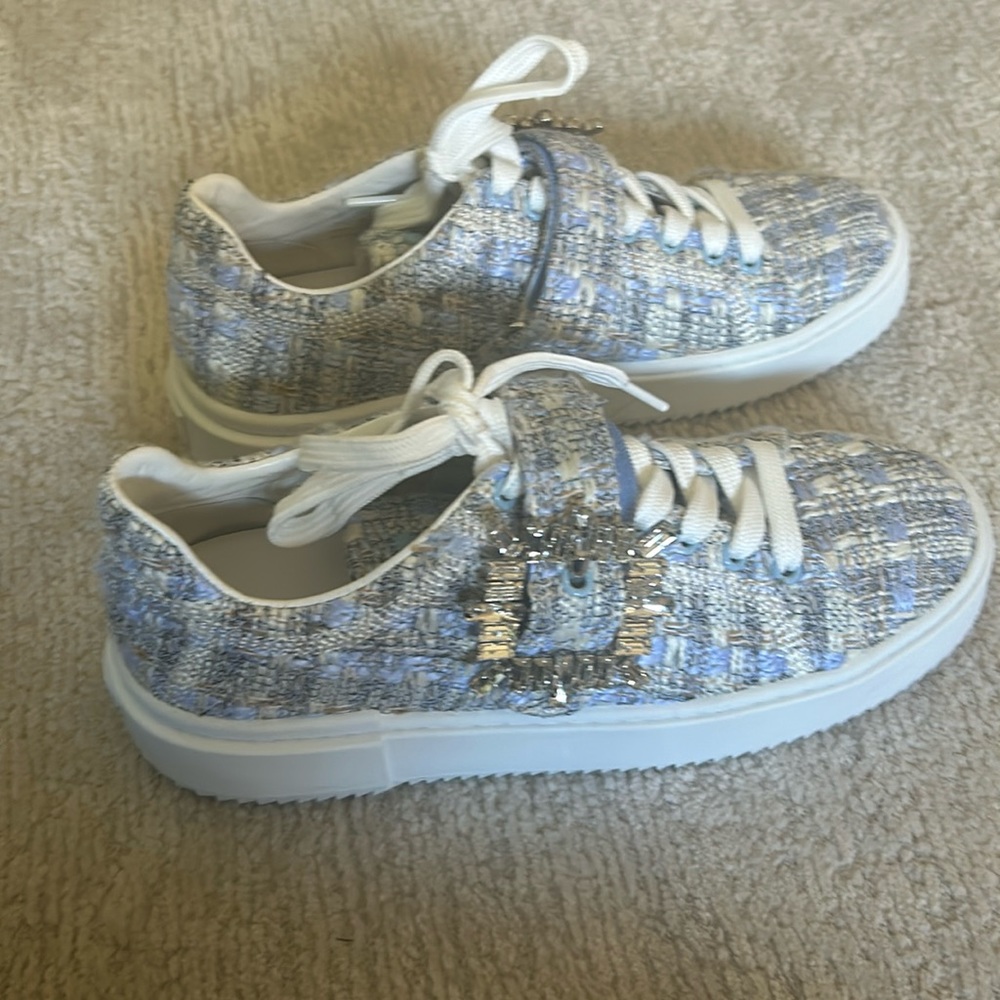 Stuart Weitzman tweed sneaker